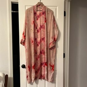 100% silk robe